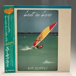 AIR SUPPLY LOST IN LOVE ARISTA 20R-86 OBI Vinyl Record LP Japan - Picture 1 of 5