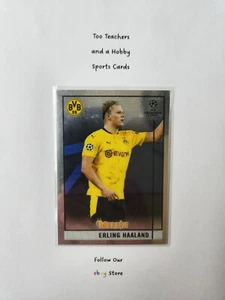 2021 Topps Merlin Erling Haaland #65 UEFA Champions League Borussia Dortmund - Picture 1 of 3