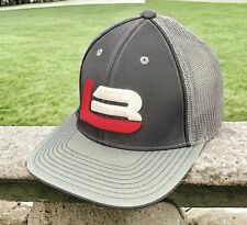 Pacific Headwear Pro Model 404M Hat Cap Size SM MED 6 7/8 - 7 3/8 Gray BL Logo