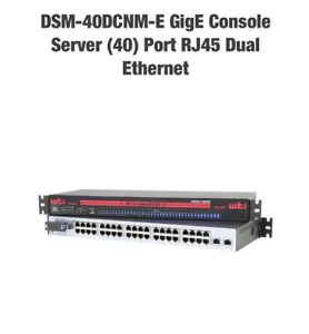 Western Telematic Inc. (WTI) GigE Console Server (24) Dual Power supply - Picture 1 of 21