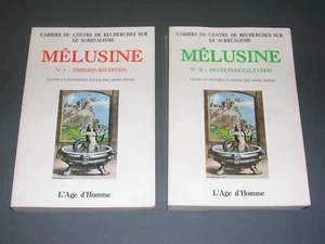 Surréalisme H. Behar Mélusine 1 et 2 Emission-reception Occulte-Occultation 1980 - Picture 1 of 7
