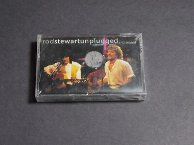 Original Unopened 1993 Rod Stewart Unplugged And Unseated Cassette Tape - NOS - Image 1 of 3