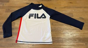 Chicos Talla 4 FILA Manga Larga Rash Top Rashie Chaleco NUEVO FP 5770 - Imagen 1 de 7