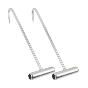 DOITOOL Well Cover 2Pcs Stainless Steel Manhole Cover Hook Heavy Duty Manhole... - Picture 1 of 9