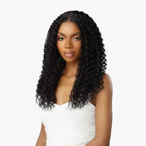 Sensationnel Human Hair Blend Butta Hd Lace Front Wig - Kinky Water Wave 18" - Picture 1 of 13