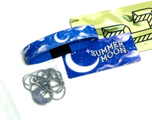 ZOX **SUMMER MOON** Silber Single med mys Armband mit Karte & Mond Halskette - Bild 1 von 3