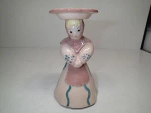 Vintage Kay Finch Ceramic Girl or Lady Candle Holder California Nice! - Picture 1 of 3