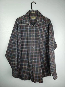 Orvis Signature Collection Mens Size XL Long Sleeve Shirt Multi Color Stripes  - Picture 1 of 5