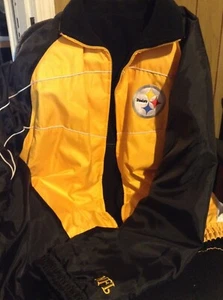 PITTSBURGH STEELERS NFL WINTERJACKE HERREN LARGE WENDBAR NEU ohne Etikett SCHÖN! - Bild 1 von 7