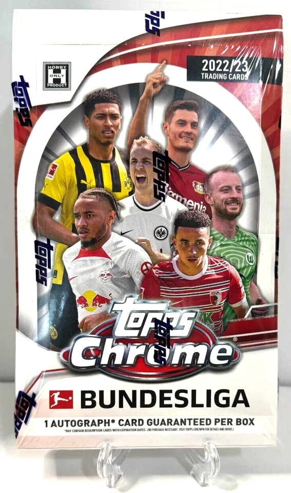 2022-23 Topps Chrome Soccer Bundesliga Factory Hobby Box