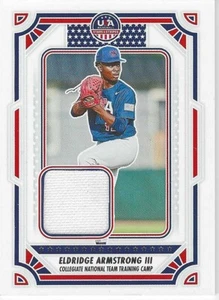 2024 ELDRIGE ARMSTONG III Panini Stars & Stripes #USA-EA JERSEY CARD - Imagen 1 de 2