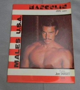 SCARCE 1979 MASCULIN MAGAZINE MALES IN U.S.A JON TARGET PHOTOS GAY INTEREST VG ! - Picture 1 of 2