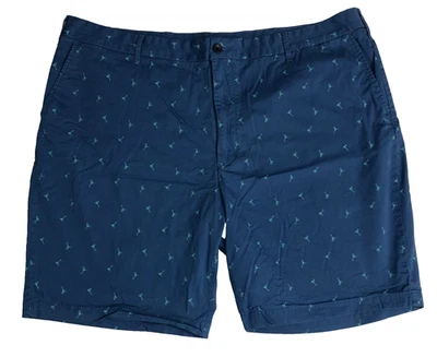 Pantalones Cortos IZOD Para Hombre Talla 48 Azul Copas de Cóctel Ventaja Rendimiento Frente Plano Foto 1 de 4