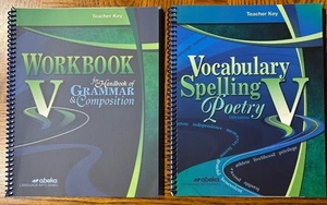 Abeka English 11 Grammar & Vocabulary, Spelling Poetry Teacher Keys 5th Edition - Picture 1 of 3