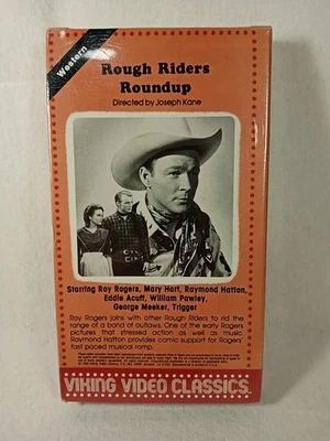 Rough Riders Roundup VHS New Roy Rogers  Foto 1 de 3