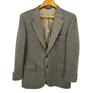 Vintage Tweed Fischgrät Herren Sport Mantel Boyds Man in Wolle 44 Reg Braun USA - Bild 1 von 18