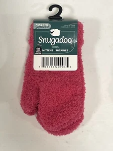 SNUGADOO Mittens Winter Gloves Kids Toddlers Super Soft Red/Pink - Picture 1 of 1
