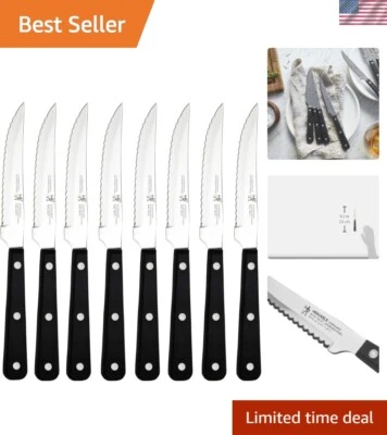 Классический набор из 8 ножей для стейка с идеальным кулинарным инструментом - Изображение 1 из 4