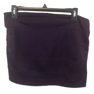 Minigonna a più livelli viola taglia centrale taglia small elastica con cerniera - Foto 1 di 4