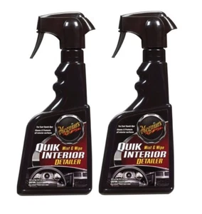 2 ~Meguiar's Quik Interior Mist & Wipe Detailer Cleans & Protects Interior 16 oz - Picture 1 of 1