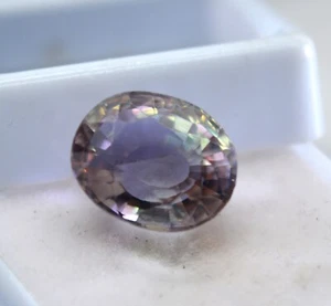 7.20 Ct Lab Created Ceylon VVS Purpul Sapphire AA++ Cut Loose Gemstone S3 - Picture 1 of 4