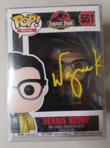 Wayne Knight Signed Funko Pop! Vinyl: Jurassic Park - Dennis Nedry #551 W/COA  - Picture 1 of 5