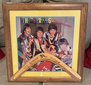 RARE Vintage BEATLES Talk Down Under Album Framed Picture -17 1/2” X 17 1/2” - Picture 1 of 4