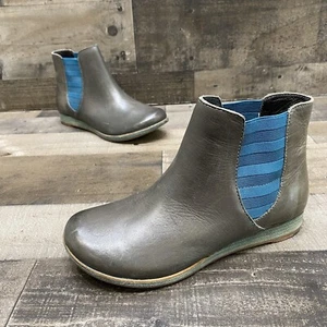 Kork Ease Womens Gray/Blue Leather Ankle Boots size 6 - Picture 1 of 5