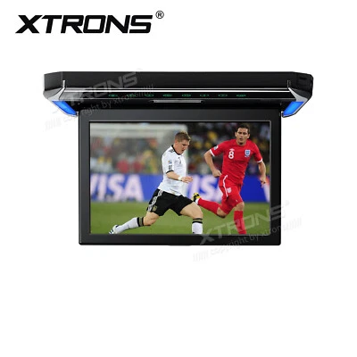XTRONS 12,1" 1080P HD Auto Deckenmonitor Monitor FM IR HDMI USB SD-Anschluss LED - Bild 1 von 4