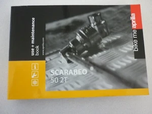 LIBRETTO USO E MANUT. APRILIA SCARABEO 50 cc 2 T MOTORE PIAGGIO LINGUE VARIE - Foto 1 di 2