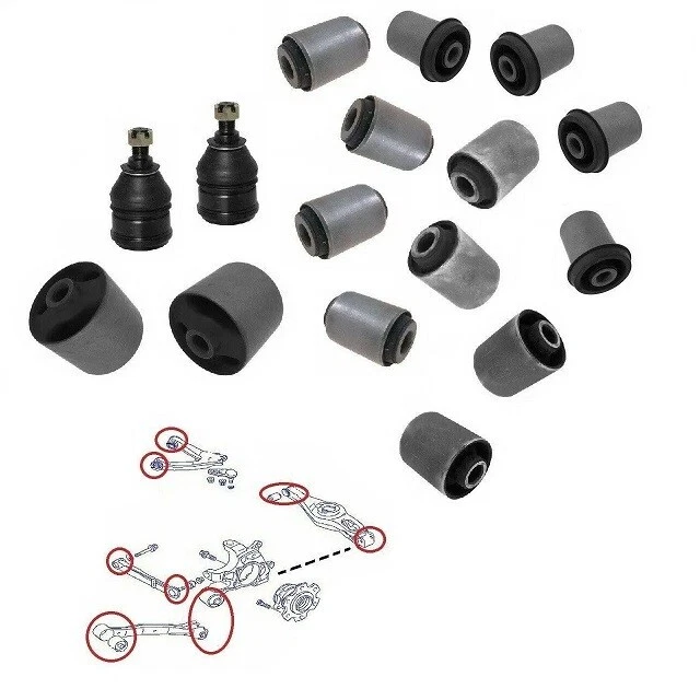 Rear Ball Joints Control Trailing Arm Bushings fits Mitsubishi Montero Pajero - Image 1 of 1