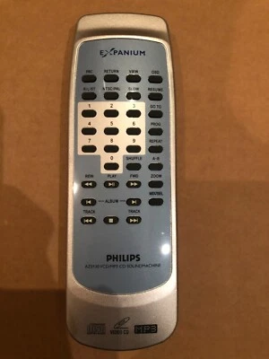 NEW Genuine Philips AZ5130 VCD/MP3 CD SoundMachine EXPANIUM Remote Control - Image 1 of 2