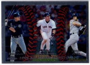 Topps 1999 cromo #452 Arod/Nomar/Jeter AT ~ ¡Yanquis de Nueva York! - Imagen 1 de 1
