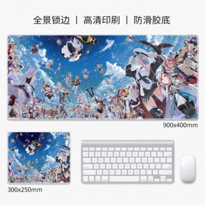 Teclado de escritorio Azur Lane alfombrilla de juego de anime cosplay oficina en casa alfombrilla de ratón regalos #6 Foto 1 de 4