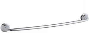 2x (two)! Kohler Forte K-11371-CP 24" Towel Bar Sculpted Polished Chrome - Picture 1 of 4