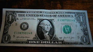 2021 Series $1 Dollar Birthday Note May 14, 1987 E19875014B Excellent Cond! - Picture 1 of 2