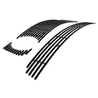 For 2005-2009 Ford Mustang GT V8 Stainless Black Billet Grille Insert Combo - Image 1 of 4