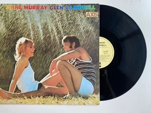 Anne Murray - Glen Campbell 12” Vintage Vinyl Record LP 1972 Axis Records AX1166 - Picture 1 of 6