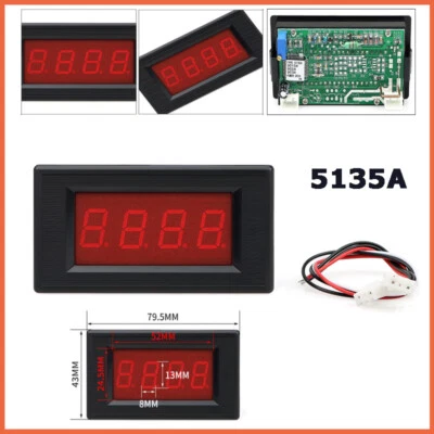 Voltmeter Amperemeter LED Spannung Digital Volt Amp Meter Anzeige DC 3 - 500V - Bild 1 von 4