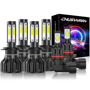For Mercedes-Benz C230 2002-2006 2007 6x Combo LED Headlight Fog Light Bulbs - Picture 1 of 12