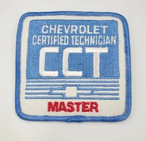 Parche bordado Chevrolet Certified Technician CCT Master Mechanic 3x3 - Imagen 1 de 2