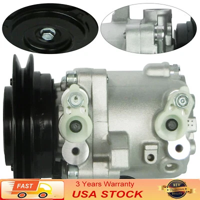 Compressor & A/C Clutch Assembly For Kubota Tractor M108S, M5040, M7040, M854 US - Image 1 of 4