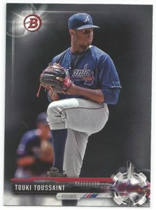 Touki Toussaint Atlanta Braves 2017 Bowman Draft Baseball