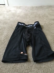Shock Doctor Jungen Kompressionsshorts tailliert Größe Large schwarz - Bild 1 von 7