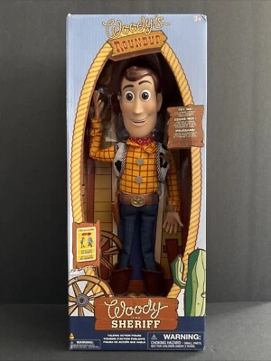 迪士尼伍迪综述警长会说话的玩具总动员互动牛仔娃娃 5800-T — 第 1/2 张图片