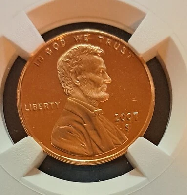 2007-S LINCOIN MEMORIAL CENT, NGC GRADED PF-69-RD-UC - Image 1 of 3