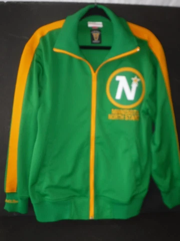 Vintage~Mitchell and Ness~Minnesota North Stars~NHL~Green Yellow Jacket 40 (M) Cover