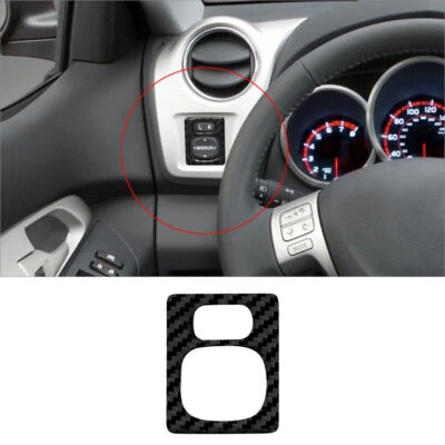 Cubierta de interruptor de espejo retrovisor de fibra de carbono para Toyota Matrix/Pontiac Vibe Foto 1 de 4