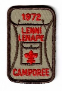 1972 Lenni Lenape Camporee BROWN Bdr. [PW429] - Picture 1 of 1