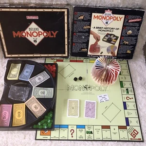 Rueda de propiedad tarjeta Inglaterra Waddingtons 1990 edición Reino Unido monopoly de lujo vintage - Imagen 1 de 17